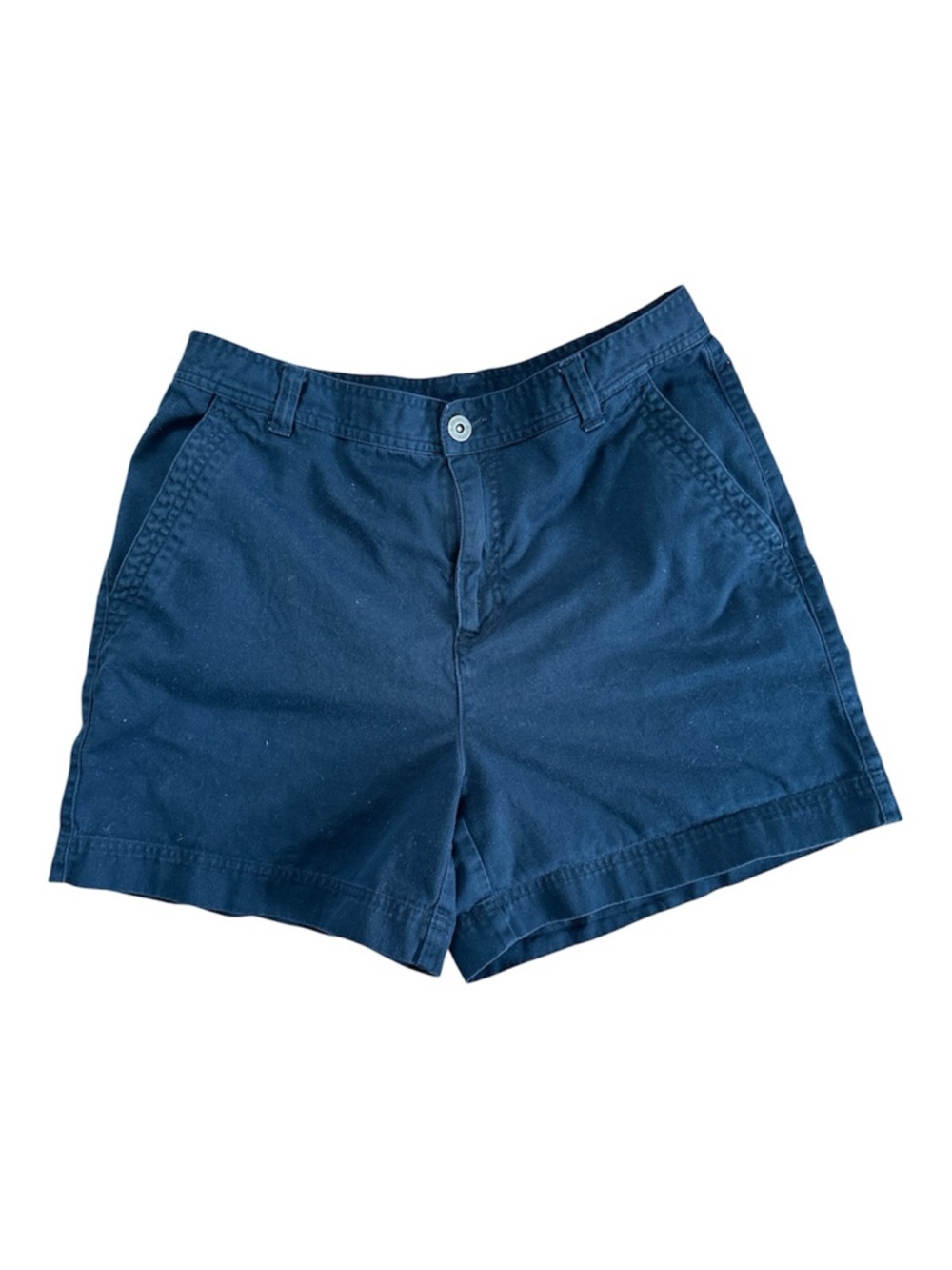 Vintage Liz Claiborne Navy Blue Chino Shorts Size 12 preppy classic 90s nautical